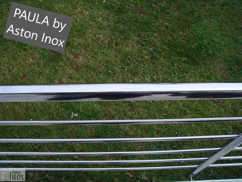 Inox ograda za balkone i terase sa horizontalnim ispunama